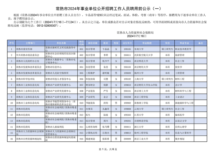 常熟今日最新招聘信息汇总