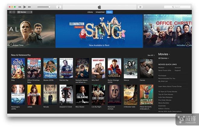 iTunes最新版重塑音乐、影视跨设备同步体验