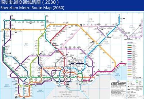 深圳地铁未来规划蓝图展望，最新规划图揭示未来交通发展动向