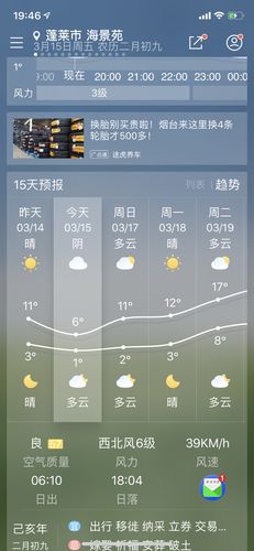 蓬莱最新天气预报通知