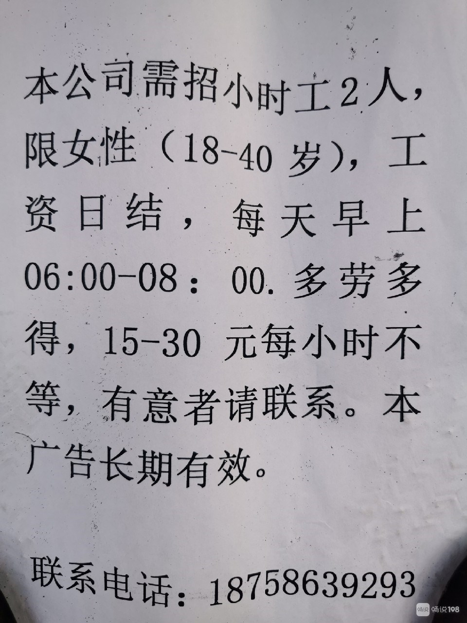 宁晋县女工招聘信息更新及相关分析解读